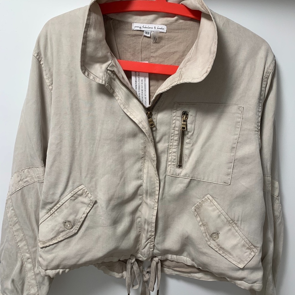 YFB Silky Cropped Jacket